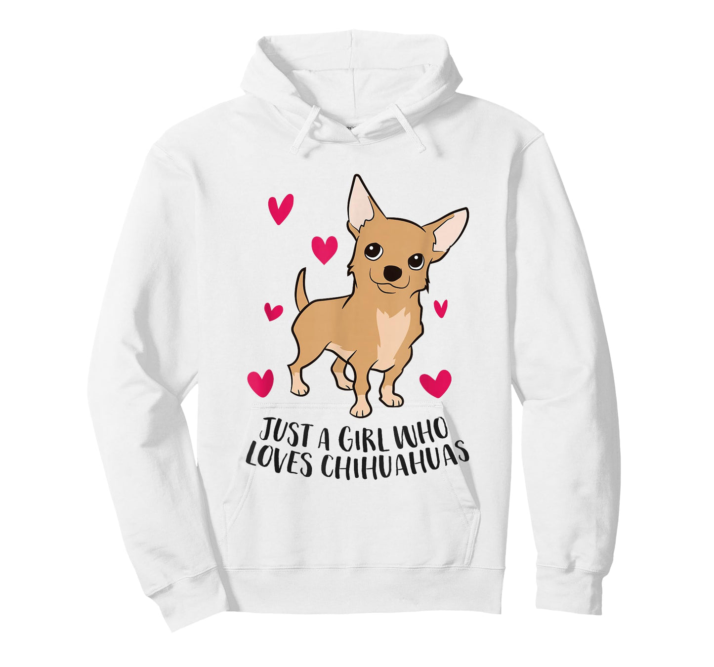 Just a Girl Who Loves Chihuahuas Cute Chihuahua Girl T-Shirt