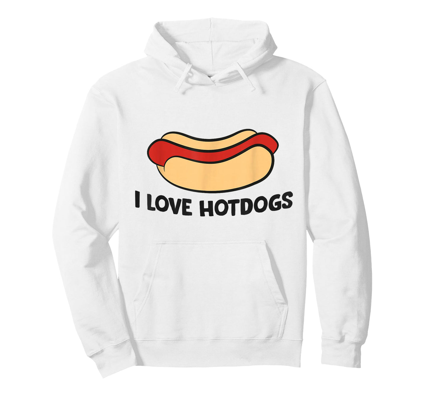 I Love Hotdogs Funny Hot Dog Lover T-Shirt
