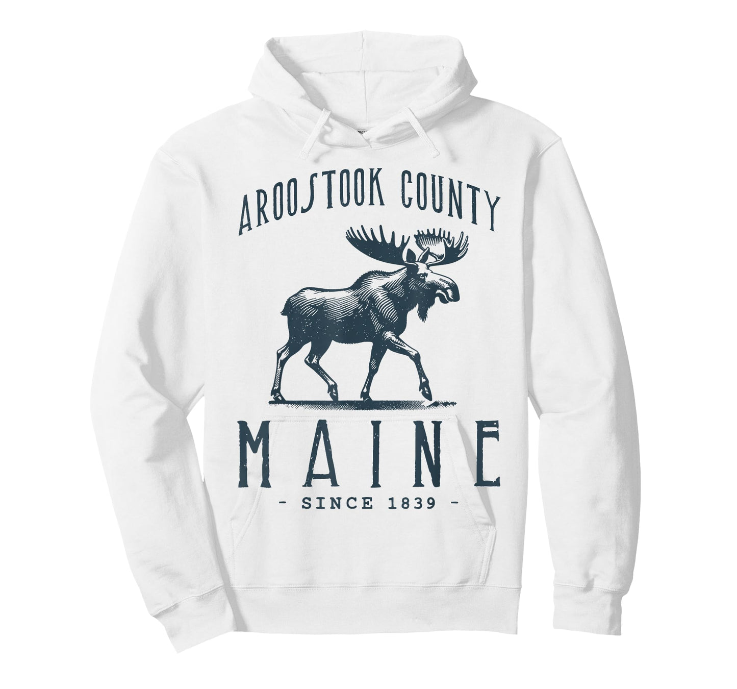 AROOSTOOK COUNTY, MAINE. MOOSE VINTAGE DESIGN T-Shirt