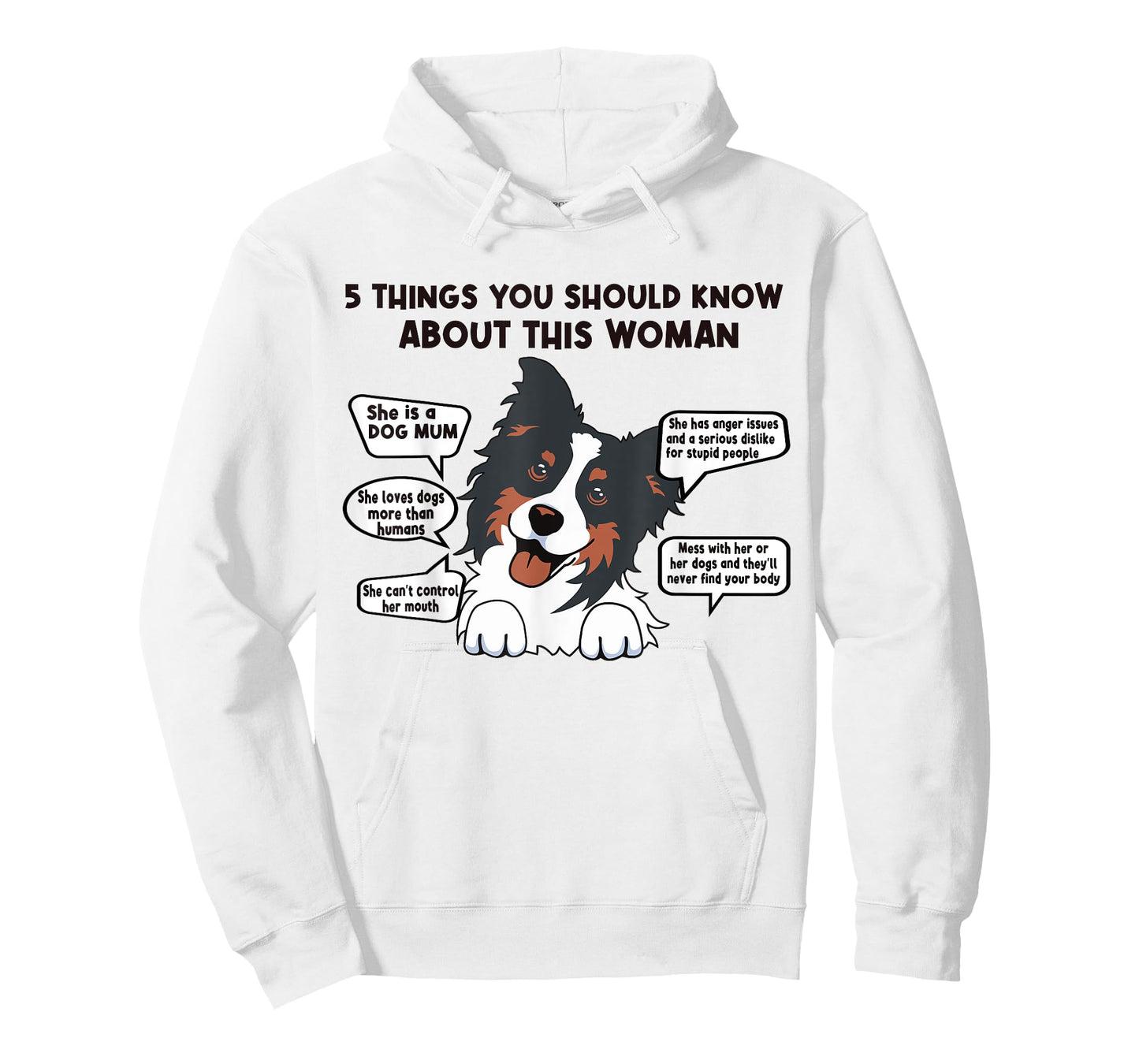 5 Things Should Know About Tricolor Border Collie Dog Mom T-Shirt