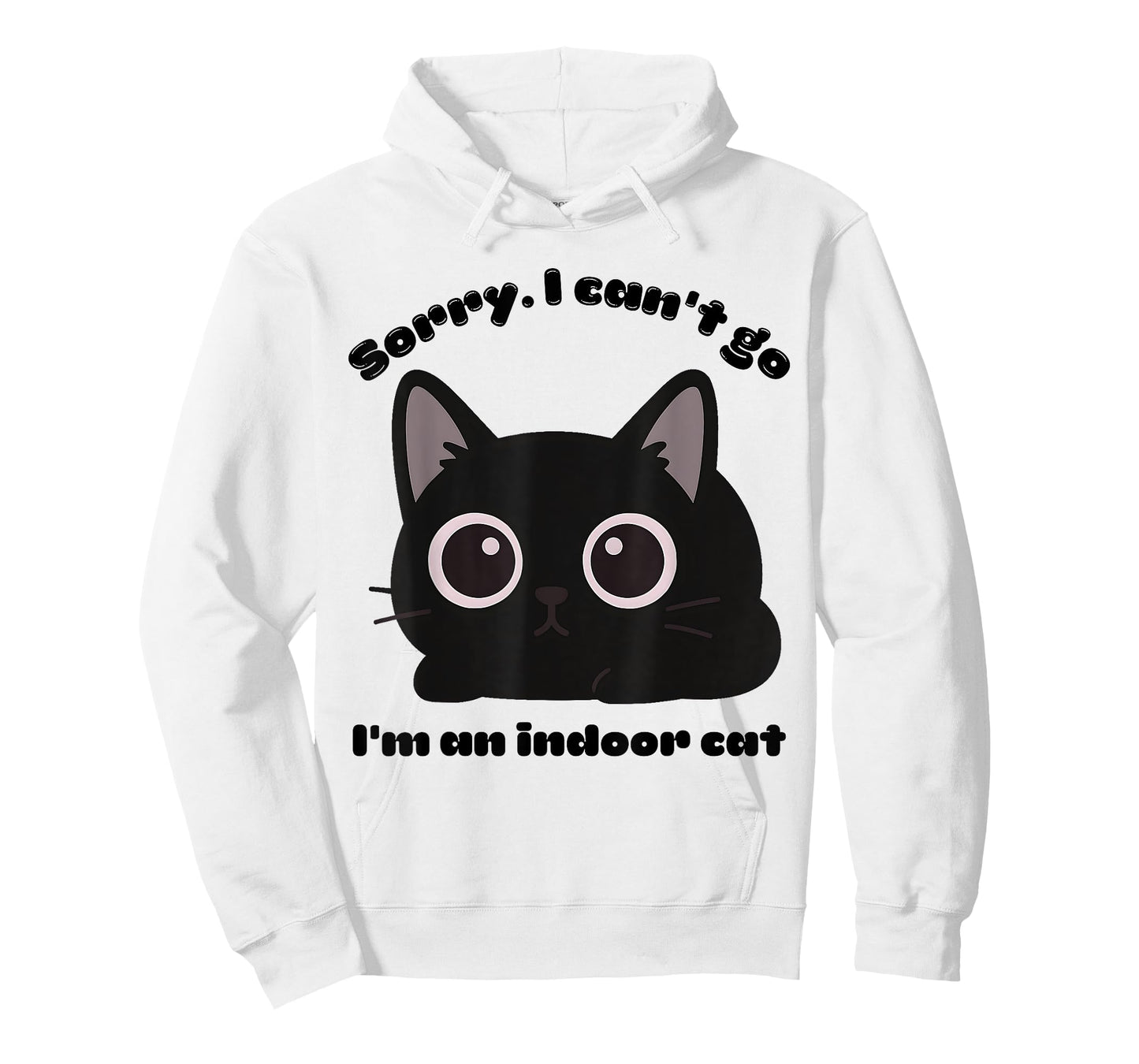 Sorry I Can’t Go I’m an Indoor Cat Funny Indoor Kitten T-Shirt
