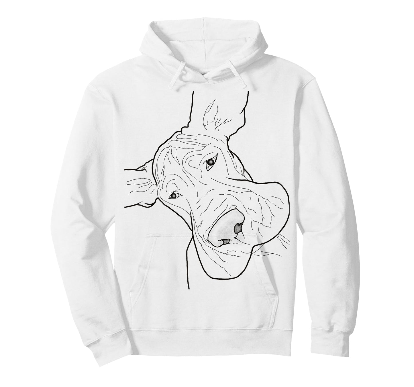 Funny Goofy Great Dane face T-Shirt Small