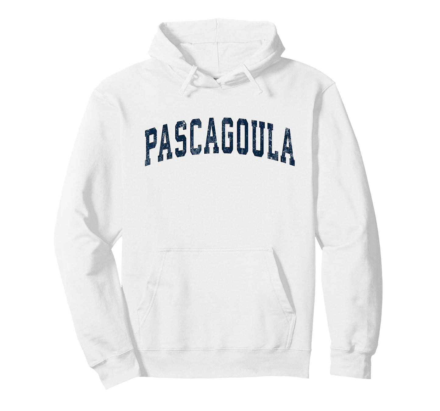 Pascagoula Mississippi MS Vintage Sports Design Navy Design T-Shirt