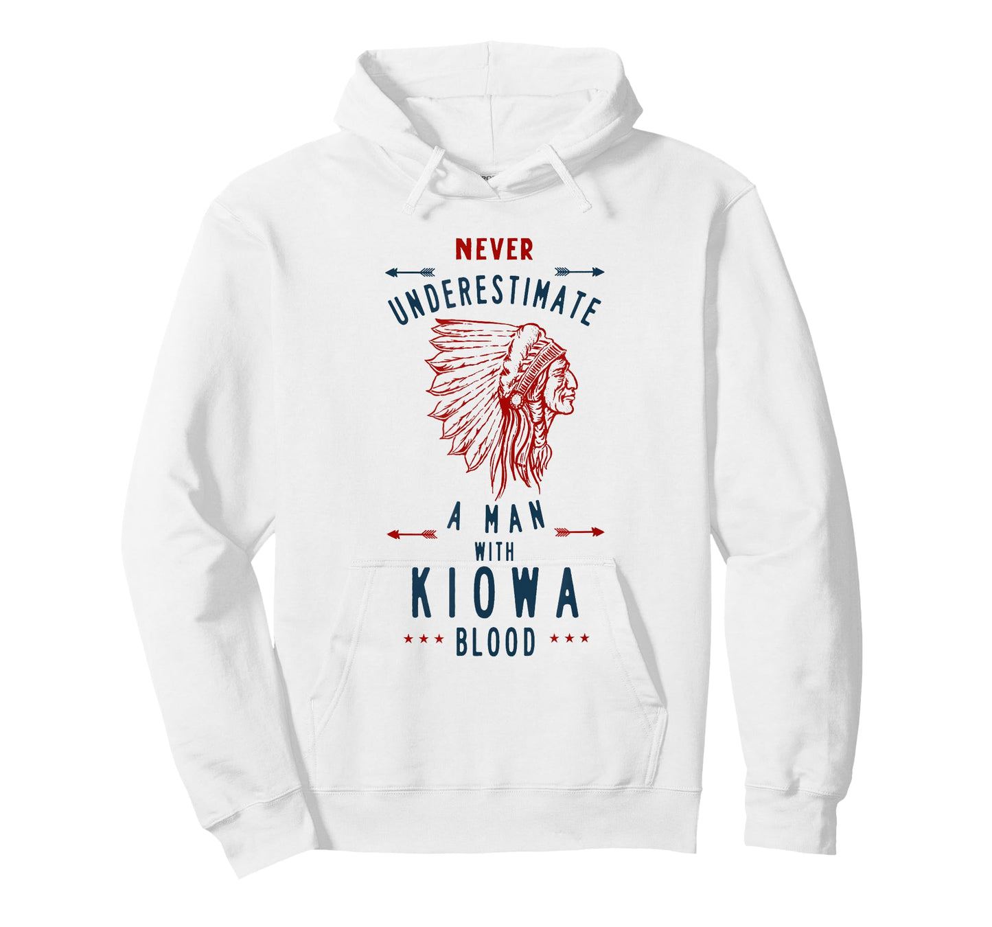 Kiowa Native American Indian Man Never Underestimate T-Shirt