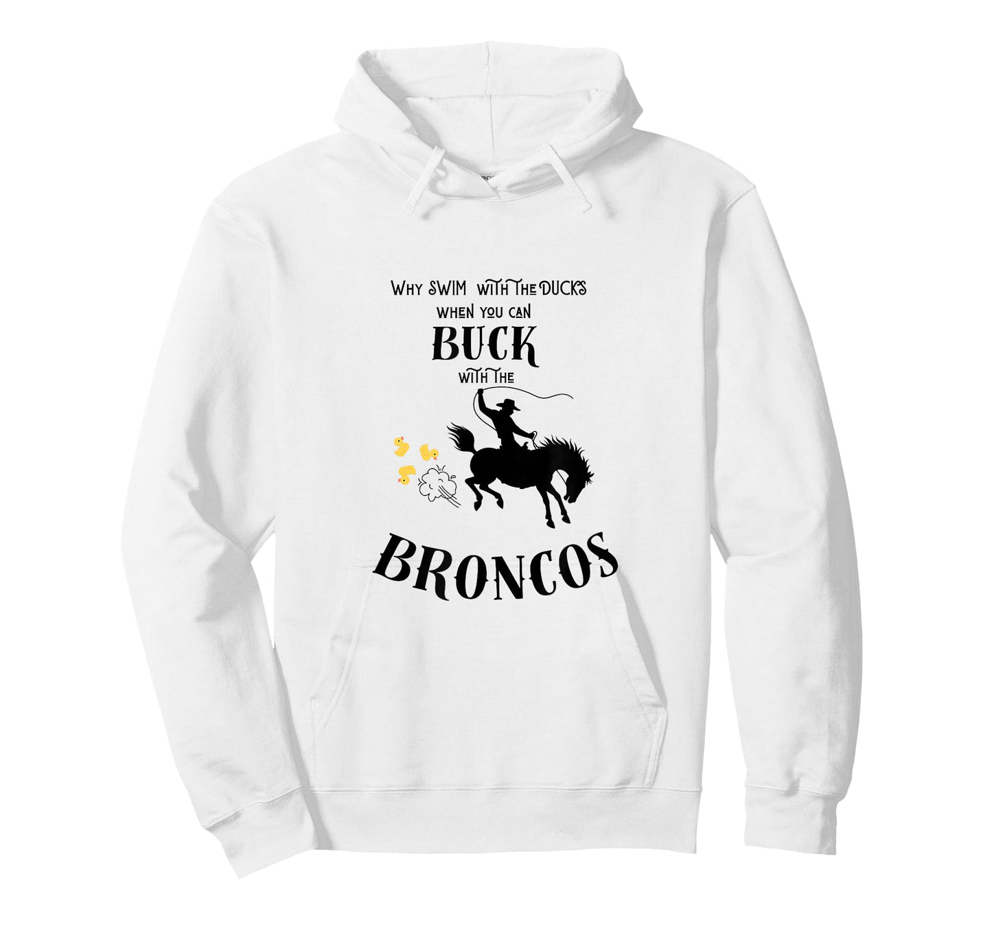 Bronco Driver's Bucking Duck Funny T-Shirt