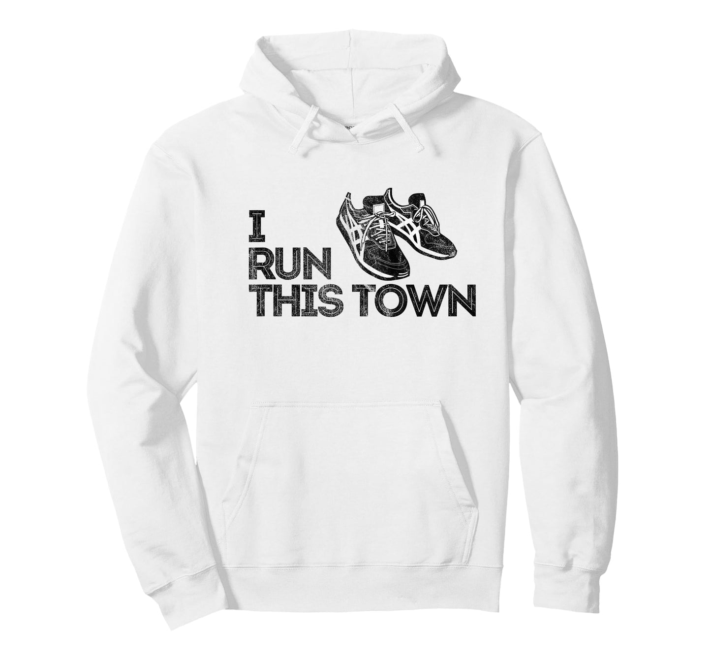 I Run This Town Funny Running Tee T-Shirt