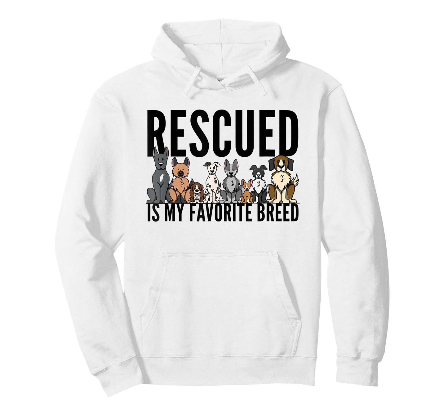 Dog Lovers T-Shirt for Women Men Kids - Rescue Dog Shirt T-Shirt