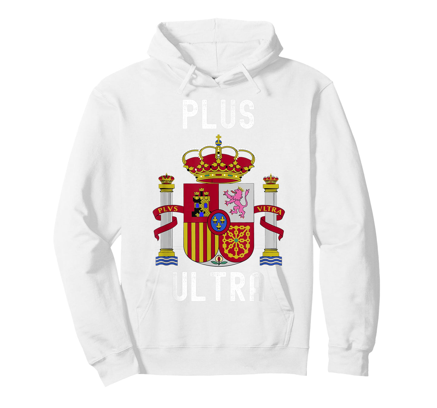 Plus Ultra Spain Flag Patriotic Kids Boys Womens Mens Red T-Shirt