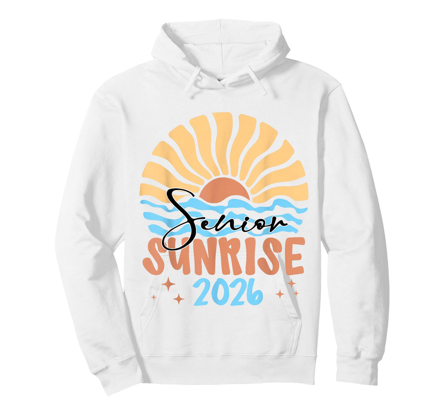 Retro Senior Sunrise Class of 2026 High School Graduation T-Shirt