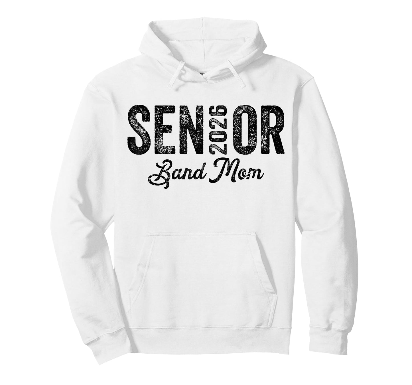 Retro Senior Band Mom 2026 Marching Band Mom Class of 2026 T-Shirt