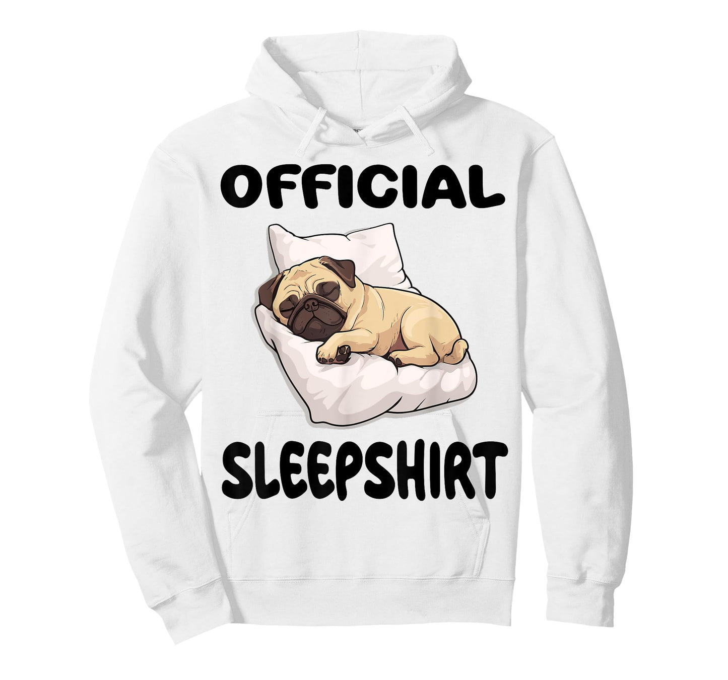 Pug Puggy Dog Official Sleepshirt Pajamas Nightgown T-Shirt