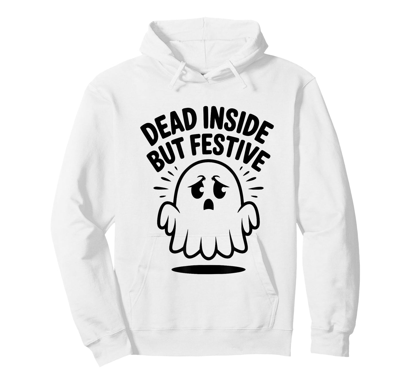 Dead Inside But Festive Ghost Halloween Introvert T-Shirt