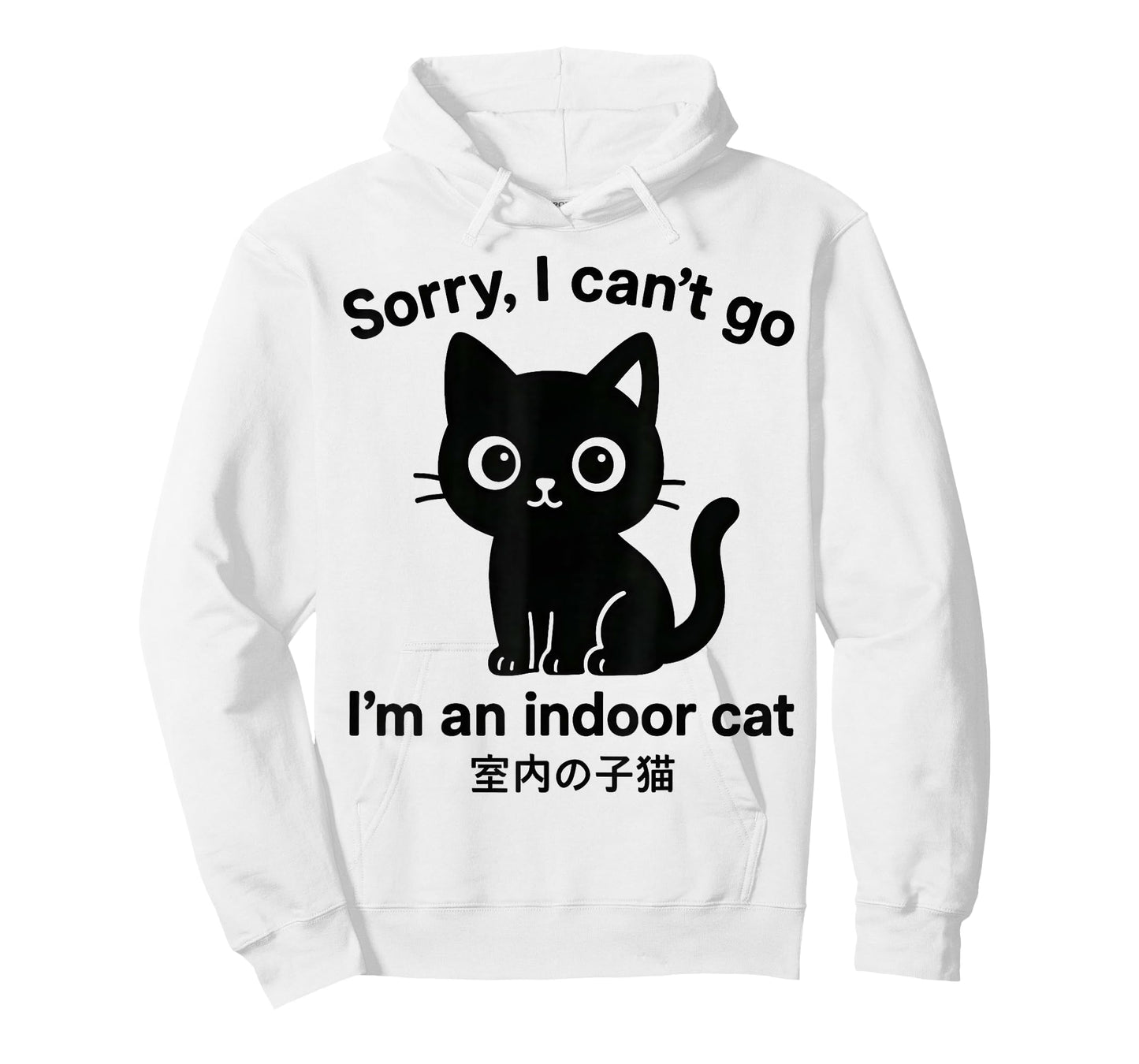 Sorry I Can’t Go I’m an Indoor Cat Funny Indoor cat T-Shirt