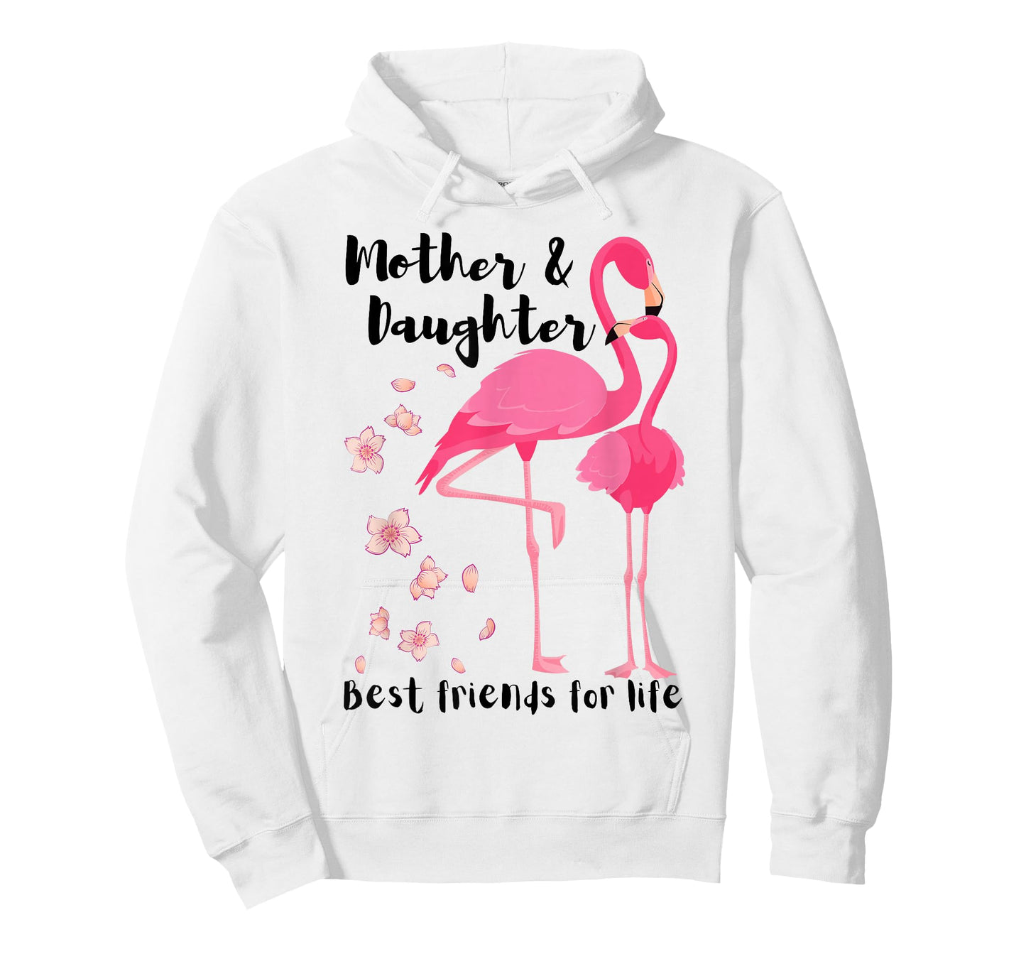 Mother And Daughter Best Friends For Life Pink Flamingo Mom T-Shirt