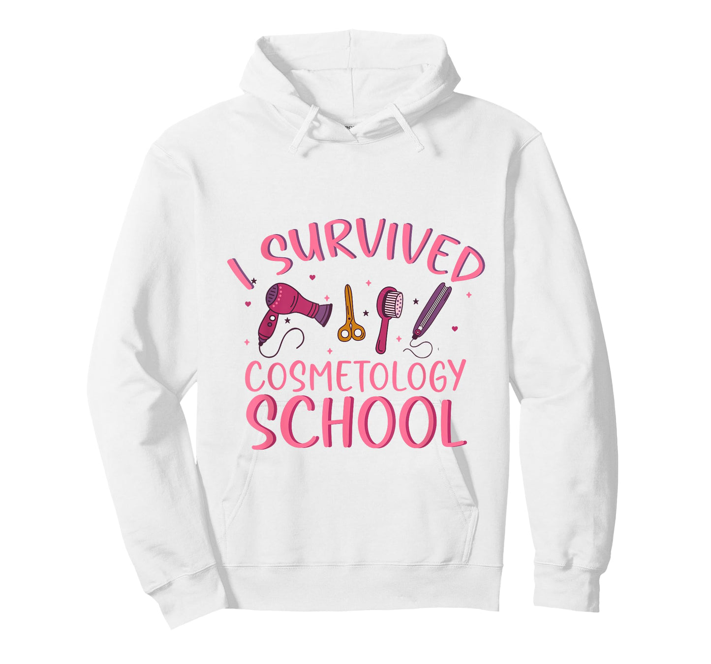 I Survived Cosmetology School Funny Cosmetology Graduate T-Shirt