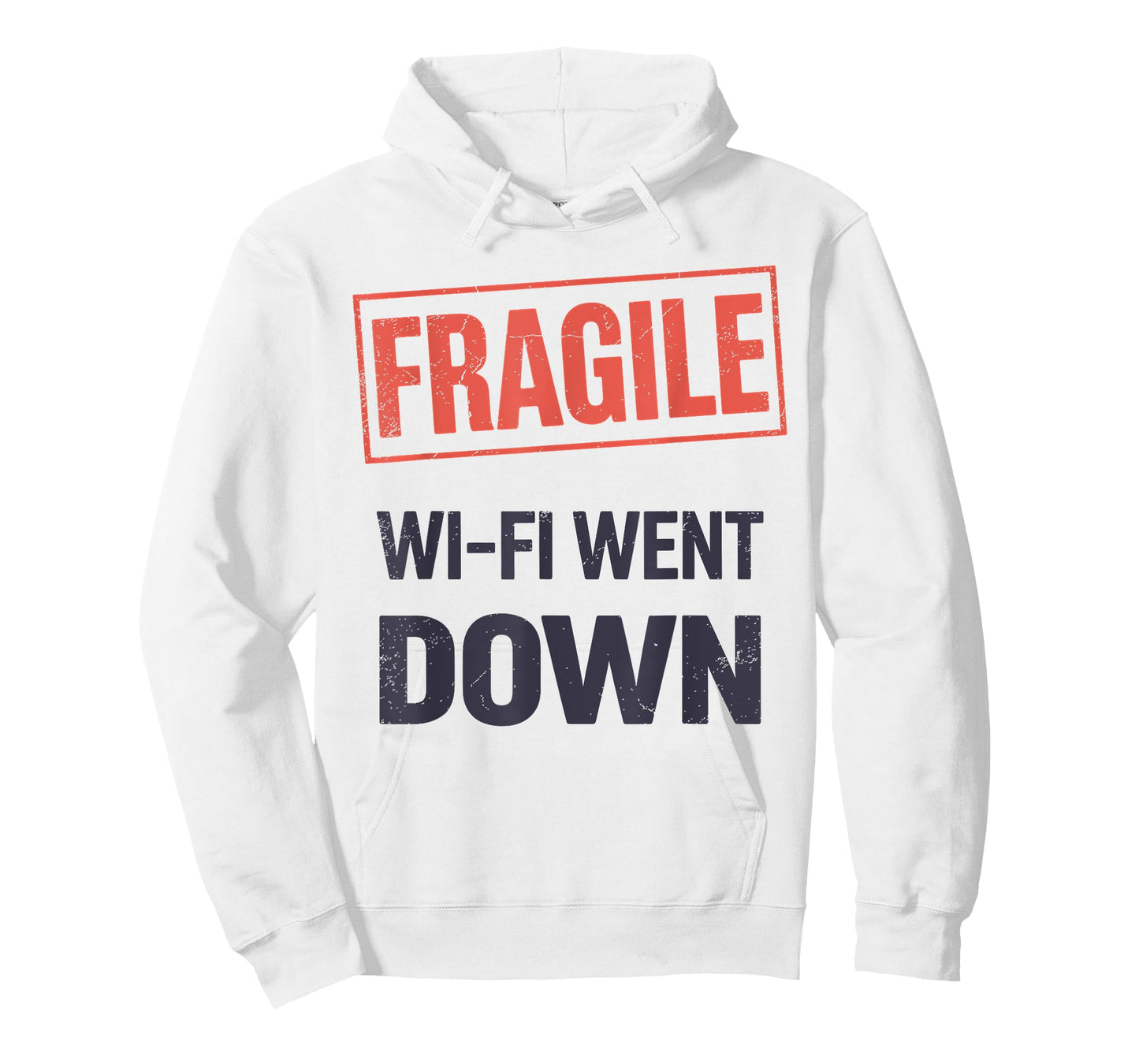 Fragile Wi-Fi Went Down – Funny Internet Outage Gamer T-Shirt