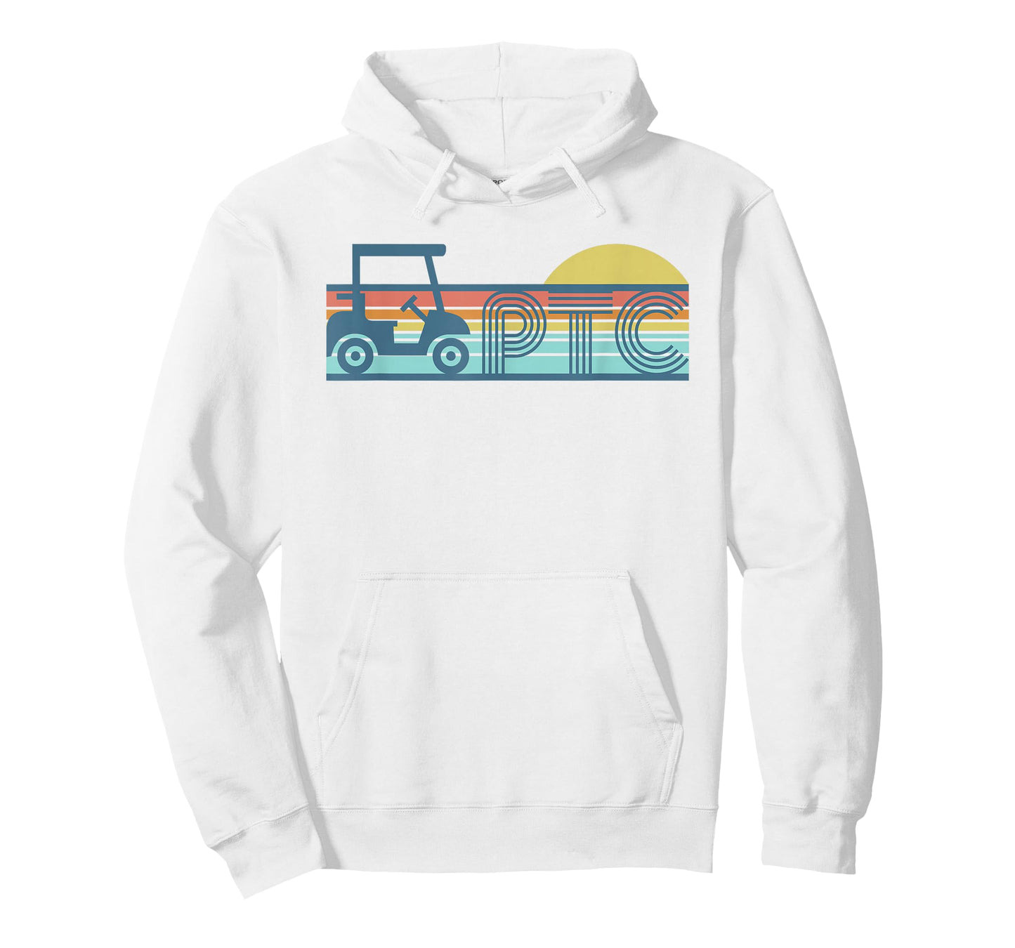 Golf Cart Sunshine Vibe Fun PTC T-Shirt