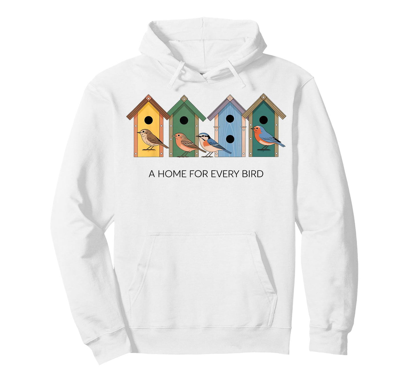 A Home for Every Bird Colorful Birdhouses T-Shirt