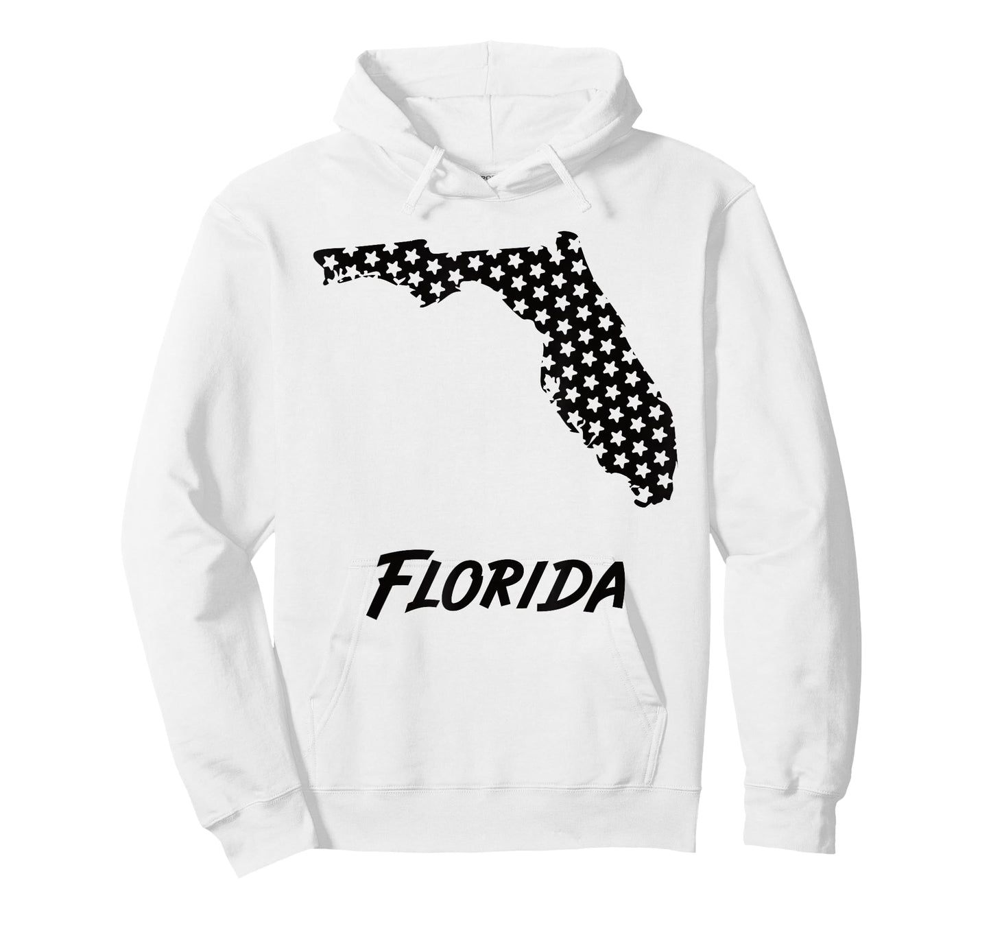 Florida USA State Outline Stars Vintage Retro Design T-Shirt