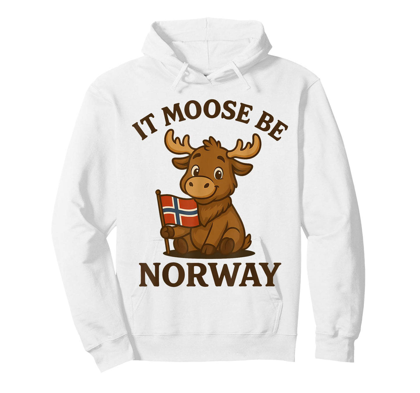 Moose Norway Humor Scandinavian Travel Nordic Wildlife Pun T-Shirt