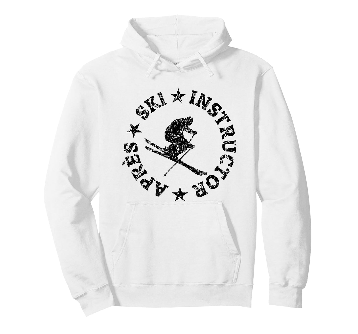Apres-Ski Instructor Seal (Vintage Black) Skier T-Shirt