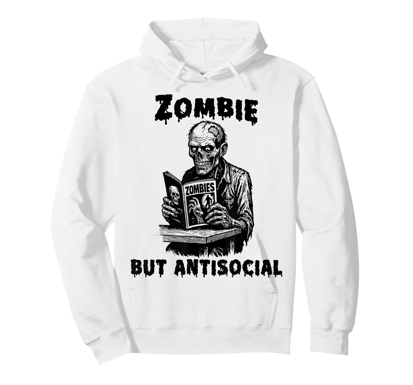 Funny Introverted Zombie Reading Comic Books T-Shirt