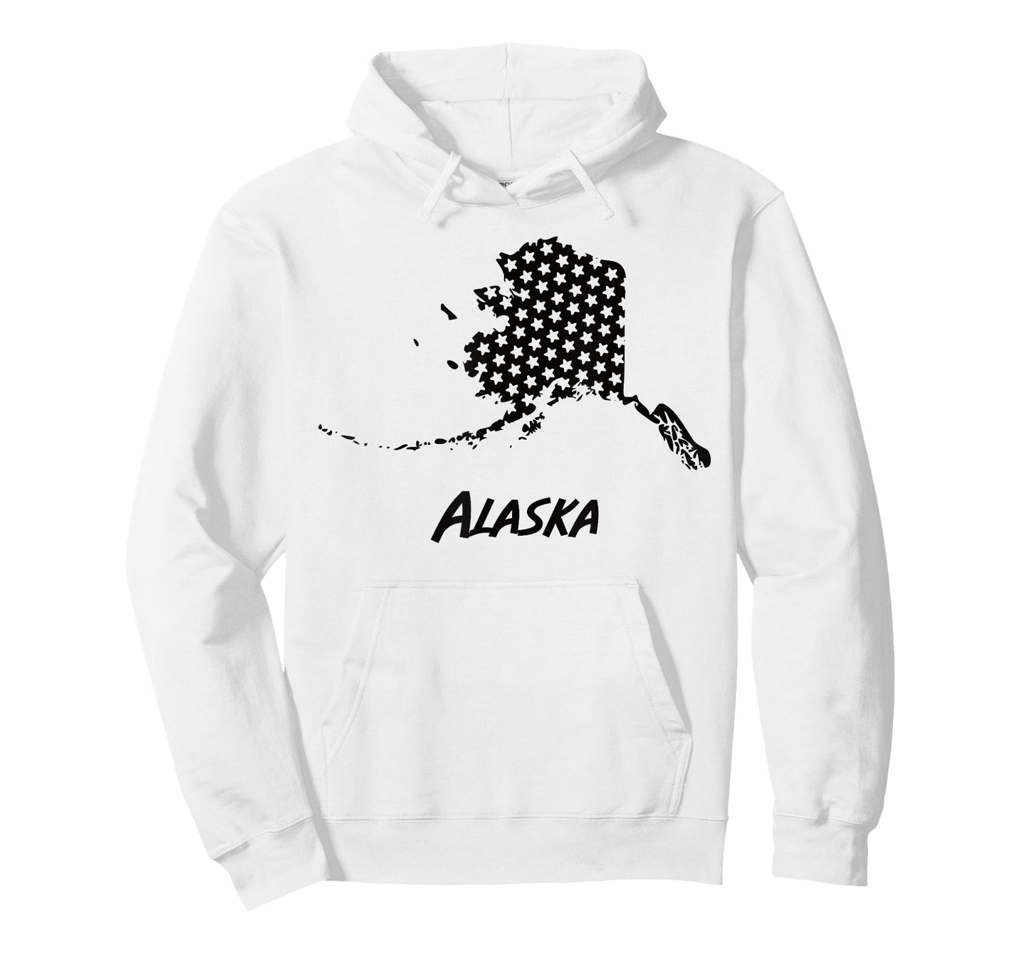 Alaska USA State Outline Stars Vintage Retro Design T-Shirt