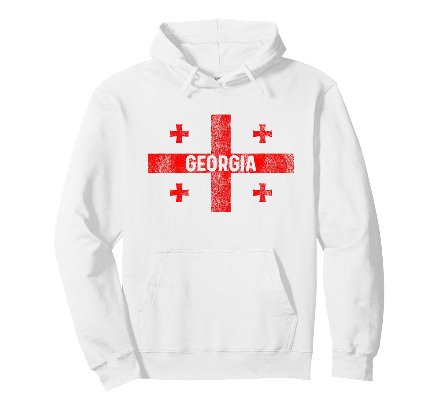 Vintage Georgian Flag Georgia Country Souvenir T-Shirt