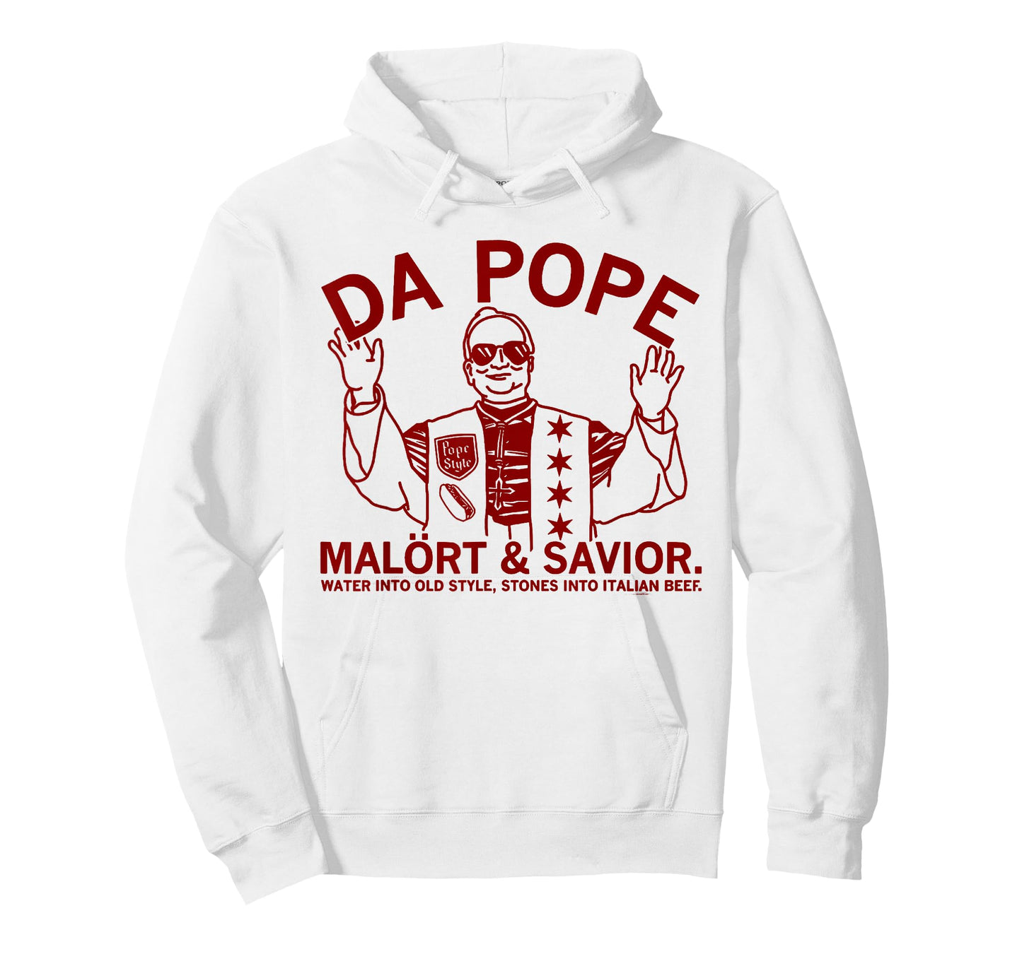 Da Pope Malört & Savior Meme Design T-Shirt