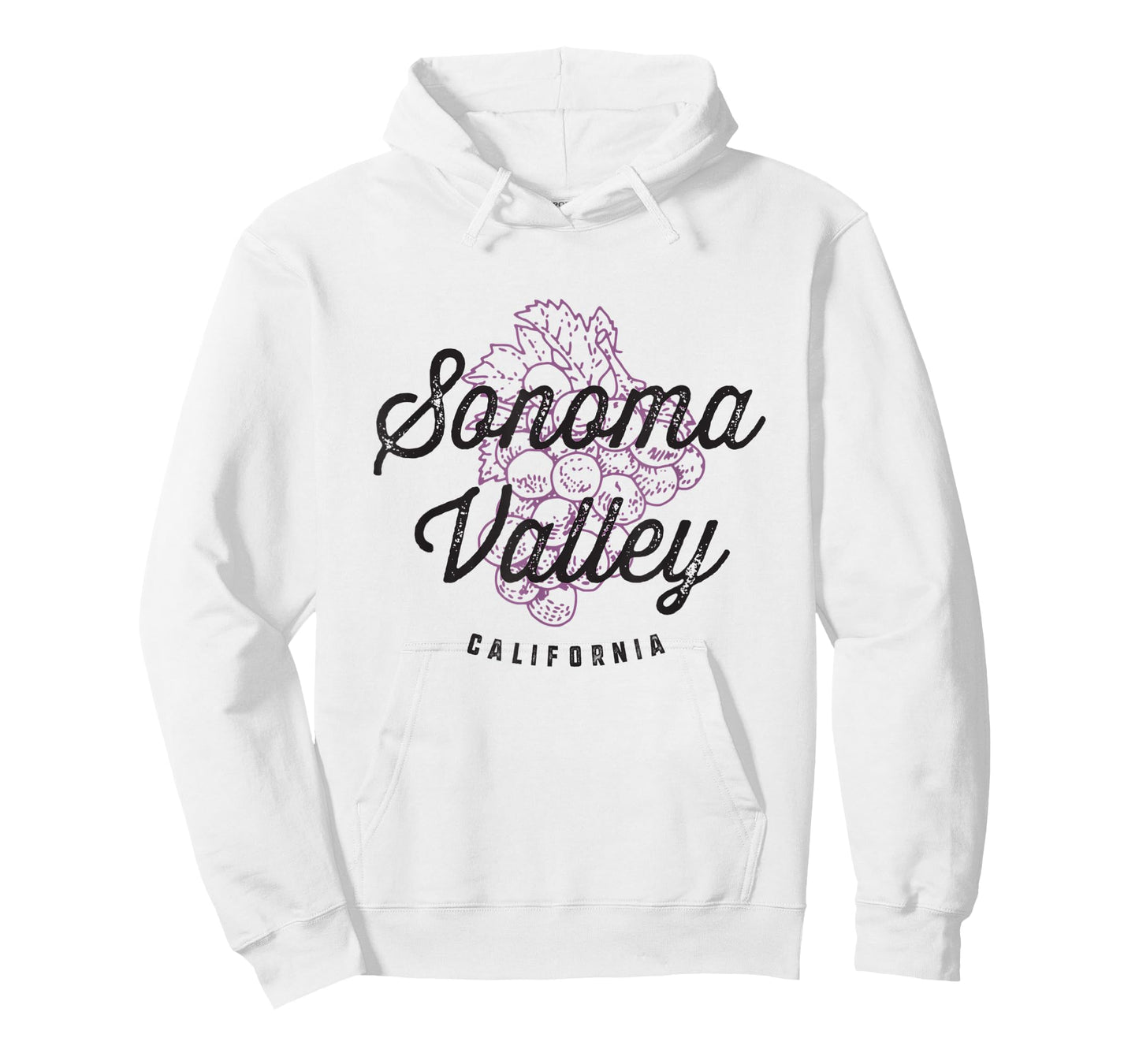 Sonoma Valley California Wine Country Vintage Grapes T-Shirt