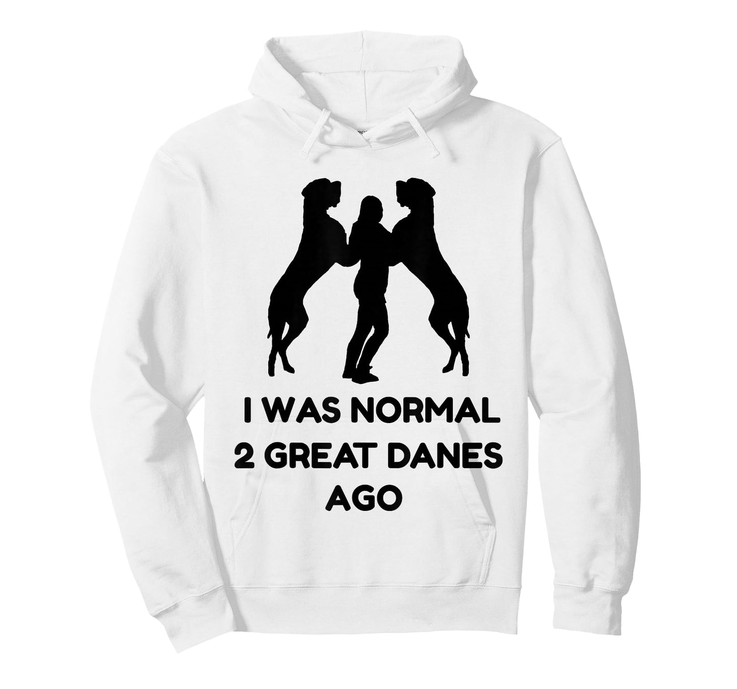 Funny Great Dane Shirt Woman I was Normal 2 Great Danes Ago T-Shirt