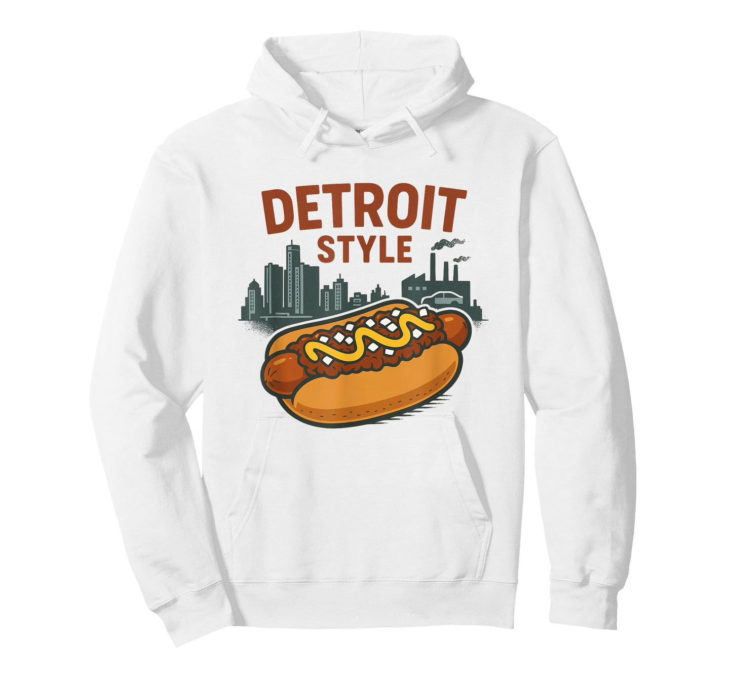 Detroit Style Hot Dog Funny Coney Dog Lover T-Shirt
