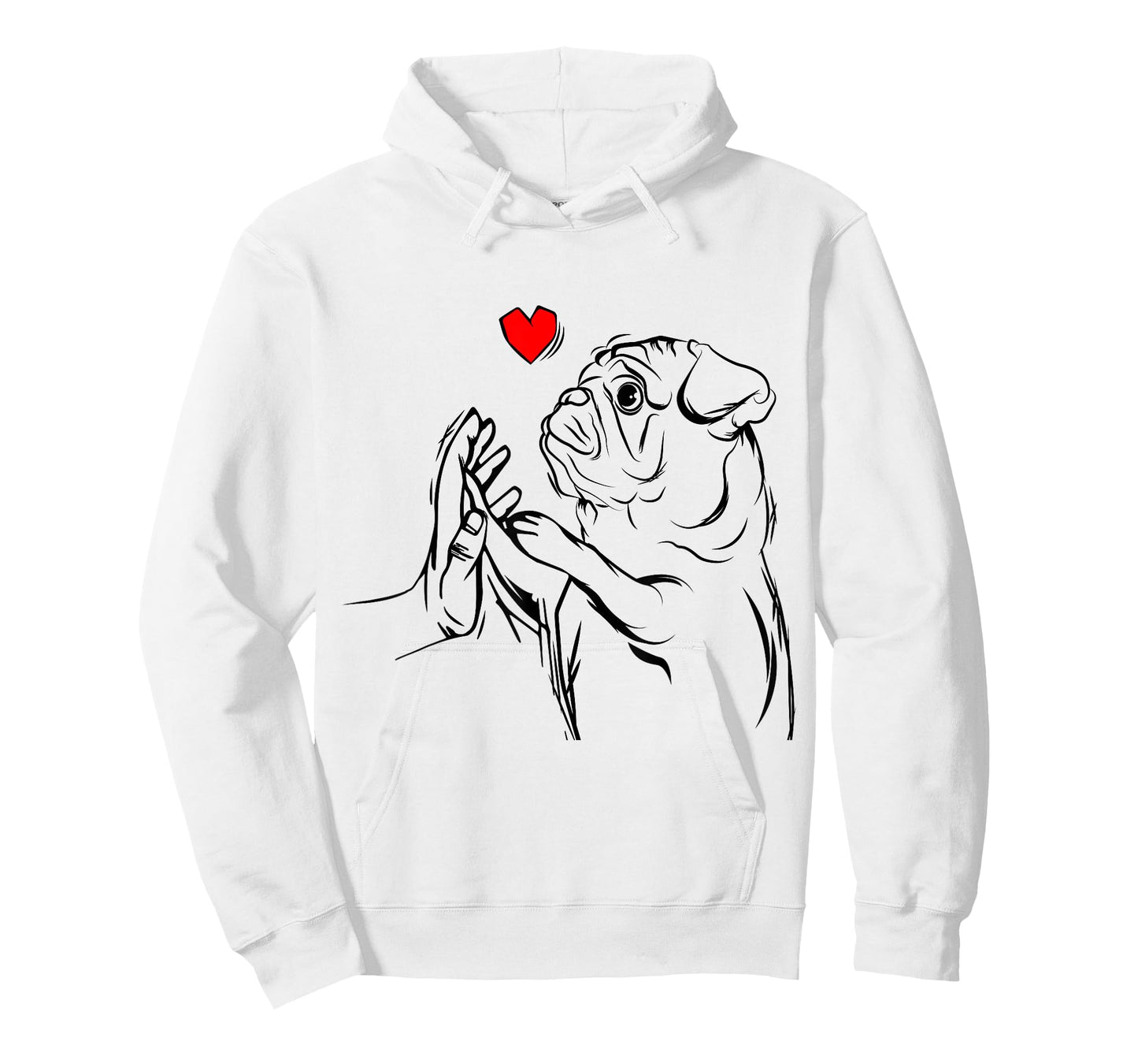 Pug Love Dog Holder Woman Gift Idea T-Shirt