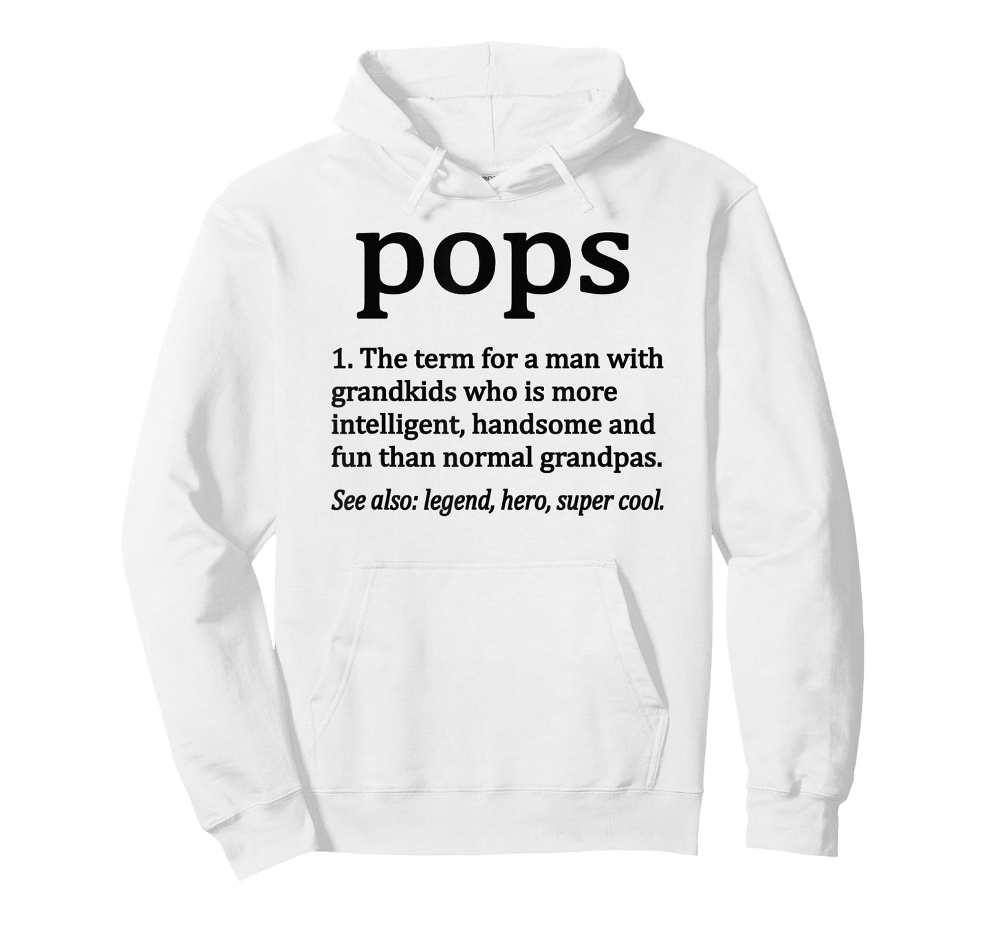 Pops Definition Funny Pops Grandpa T-Shirt