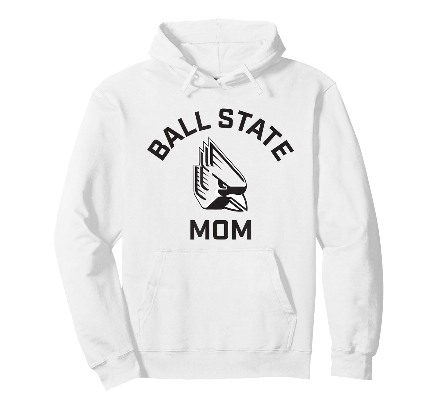 Ball State University Cardinals Arched Mom T-Shirt