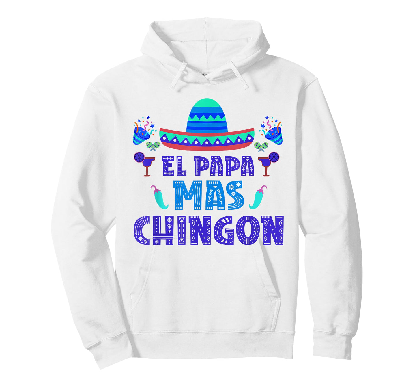 El Papa Mas Chingon Proud Mexico Lover Mexican Country Dad T-Shirt
