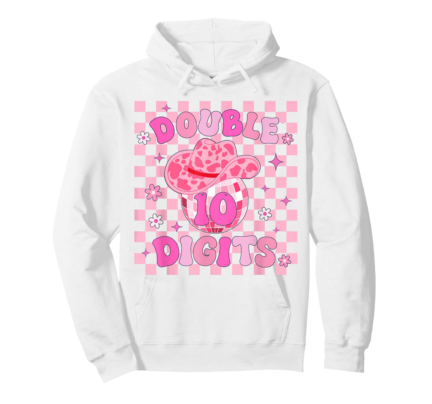 10 Double Digits 10th Birthday Rodeo Cowgirl 10 Year Old T-Shirt
