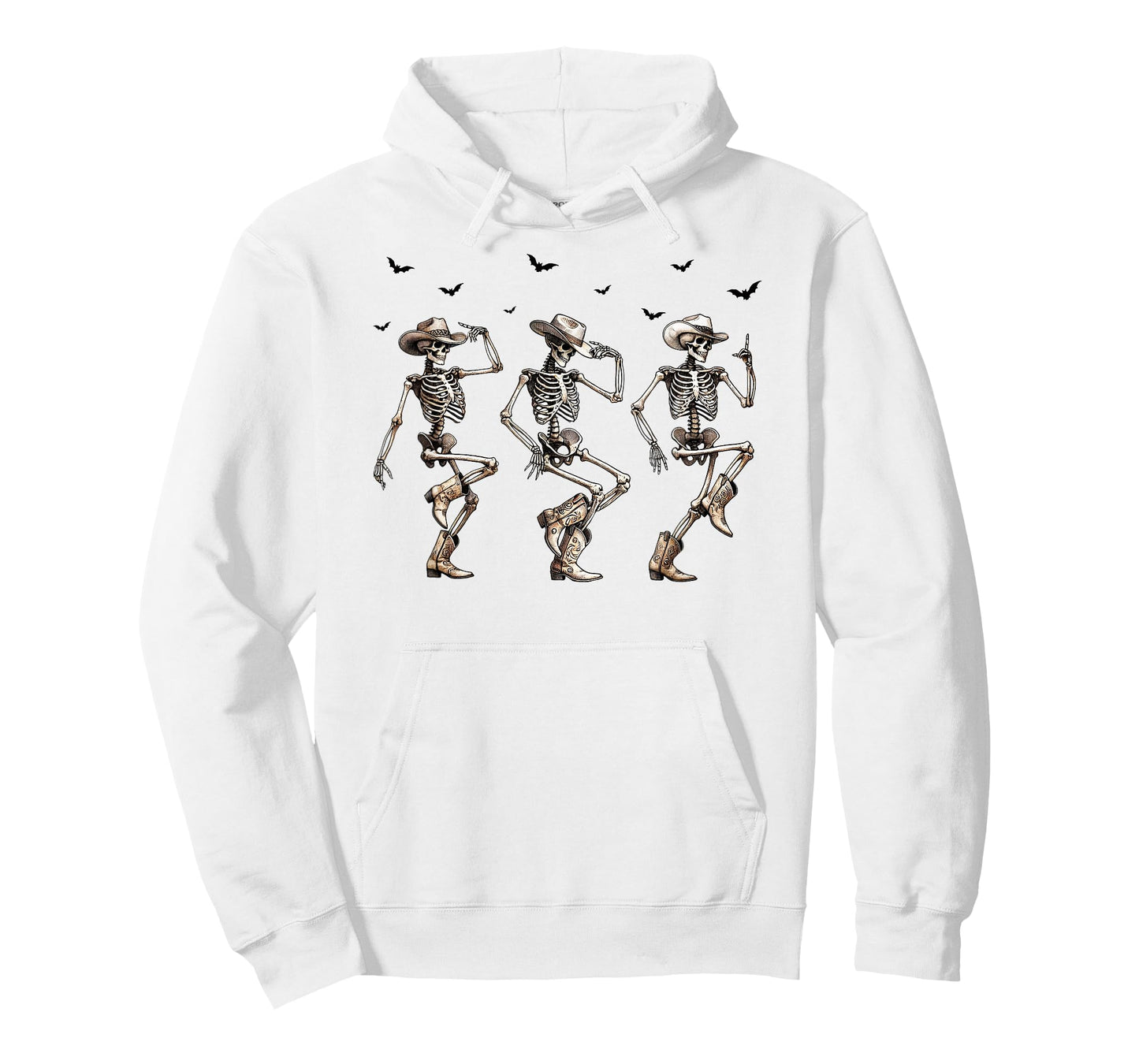 Cowboy Core, Dancing Skeletons, Country Cowgirl, Halloween T-Shirt