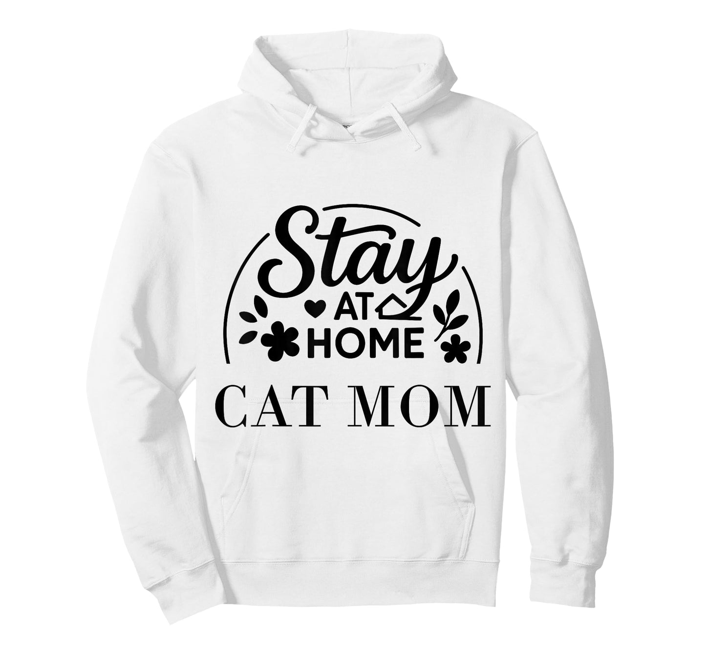 Stay at Home Cat Mom Funny Quote Suitable for Men Women. T-Shirt