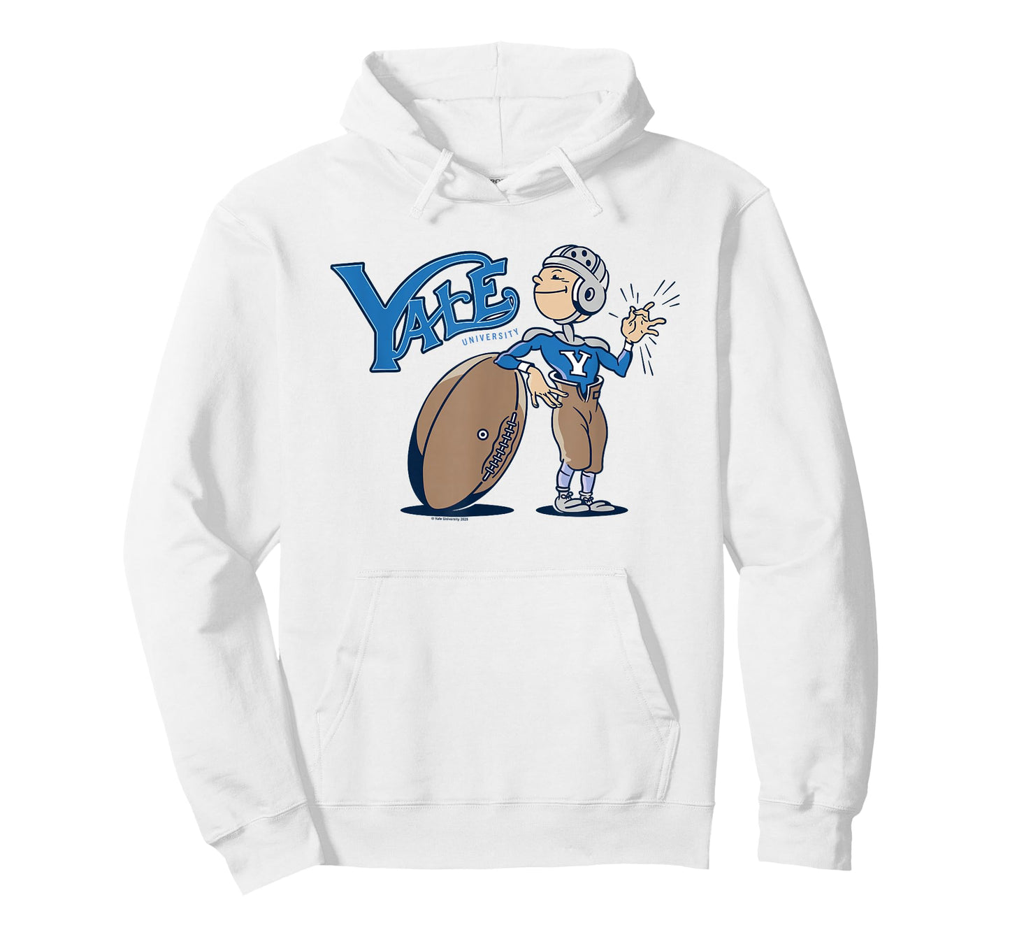 Yale University Funny Cartoon Football Player T-Shirt