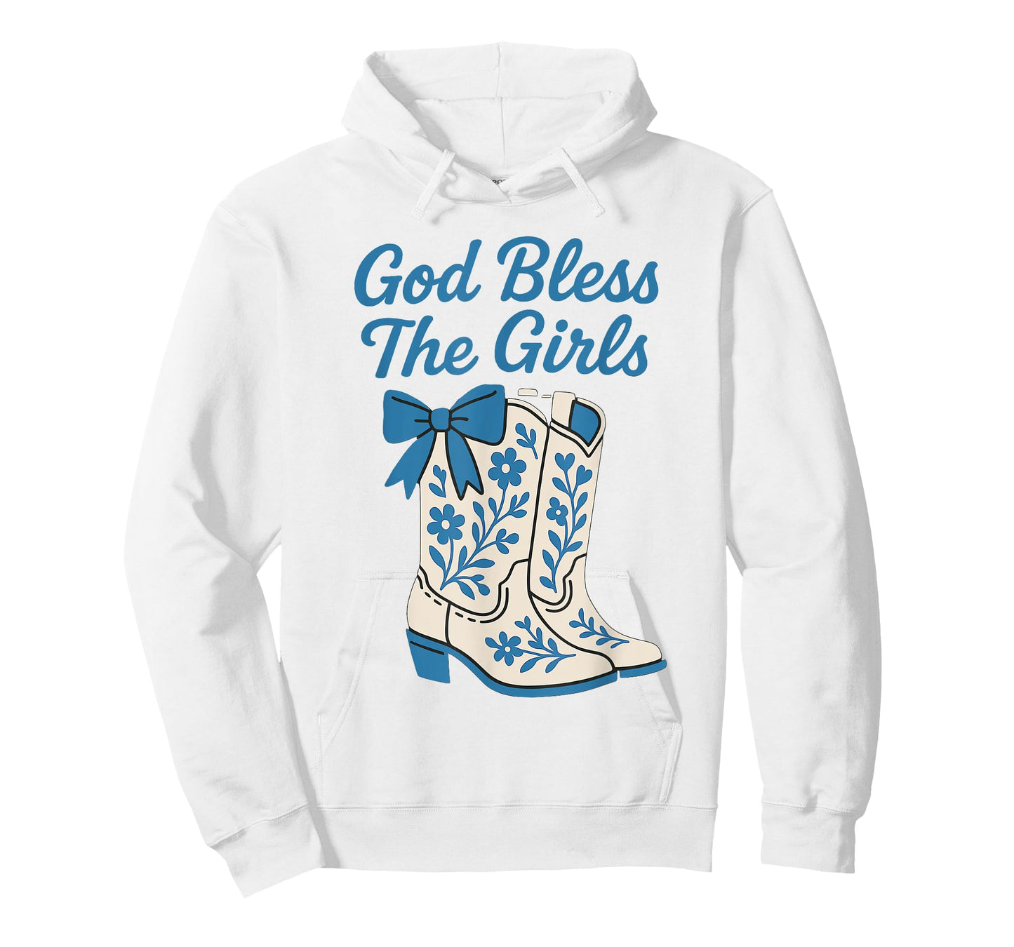 God Bless The Girls Western Cowgirl Boots Empowerment T-Shirt