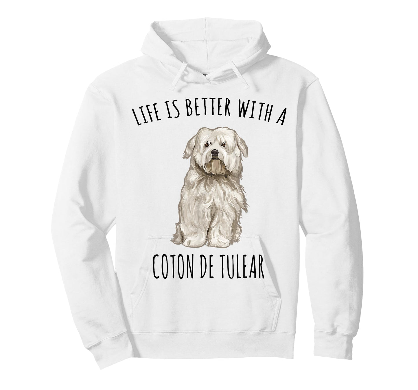 Life Is Better With A Coton de Tulear Dog Lover Men Women Kids T-Shirt