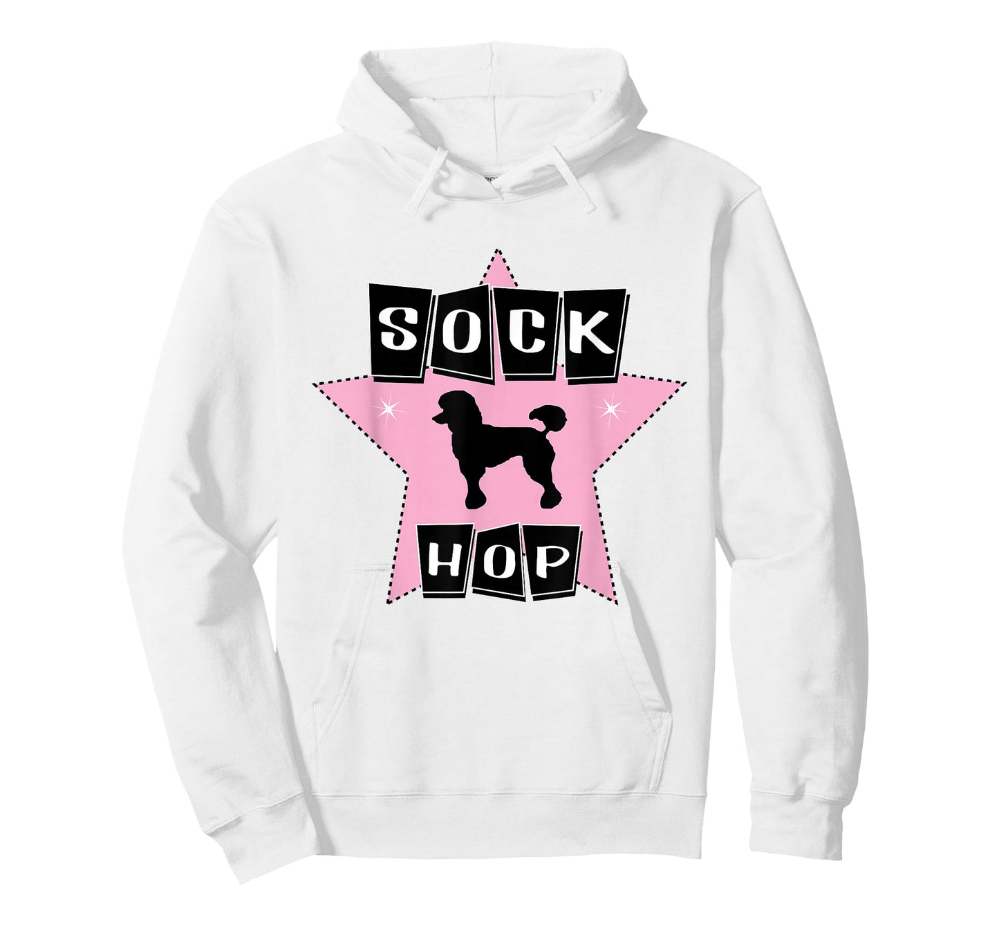 Poodle 1950s Sock Hop Dance Clothes Rock N Roll 50s Pink T-Shirt