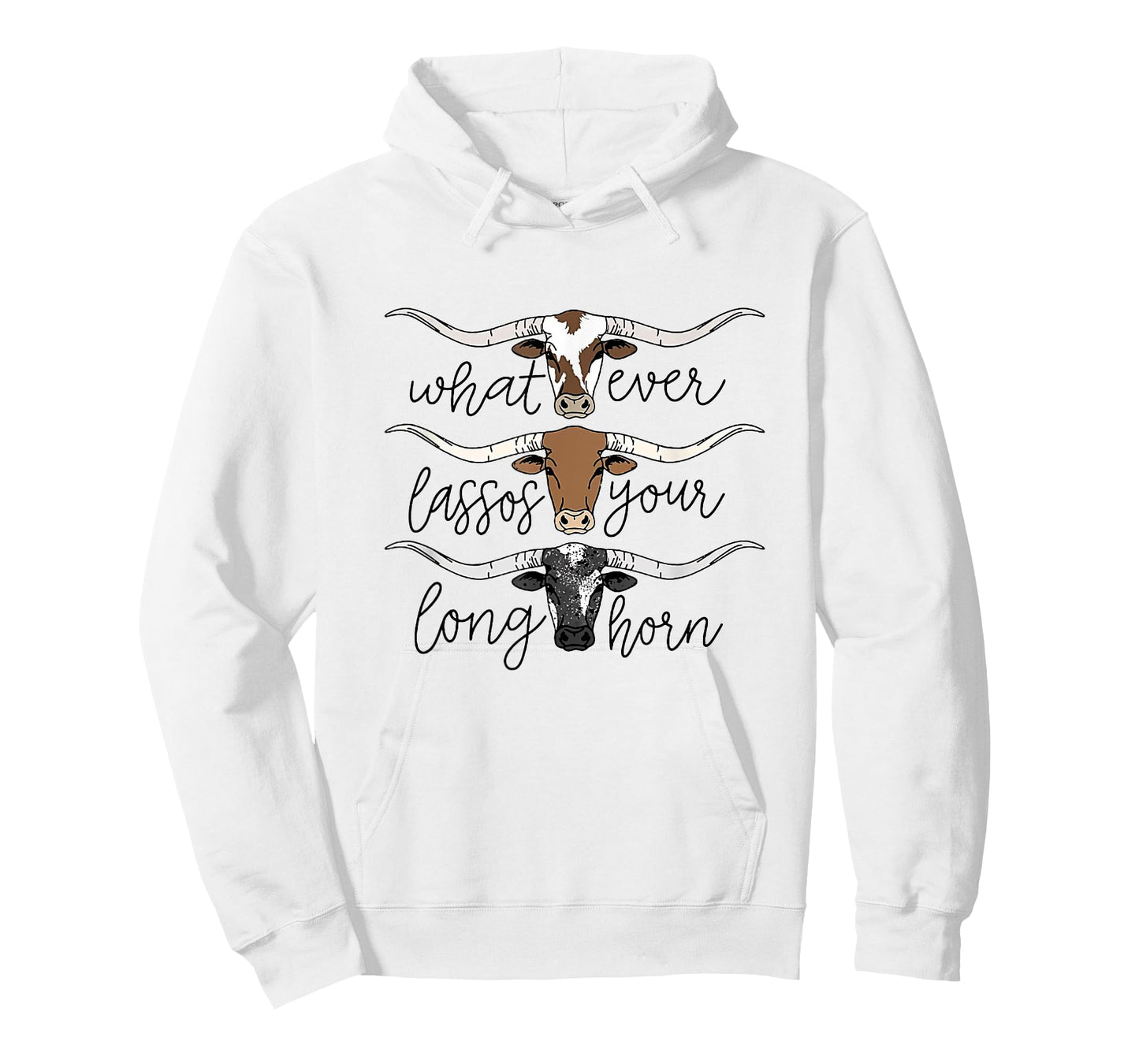 Whatever Lassos Your Longhorn Western Cowgirl T-Shirt