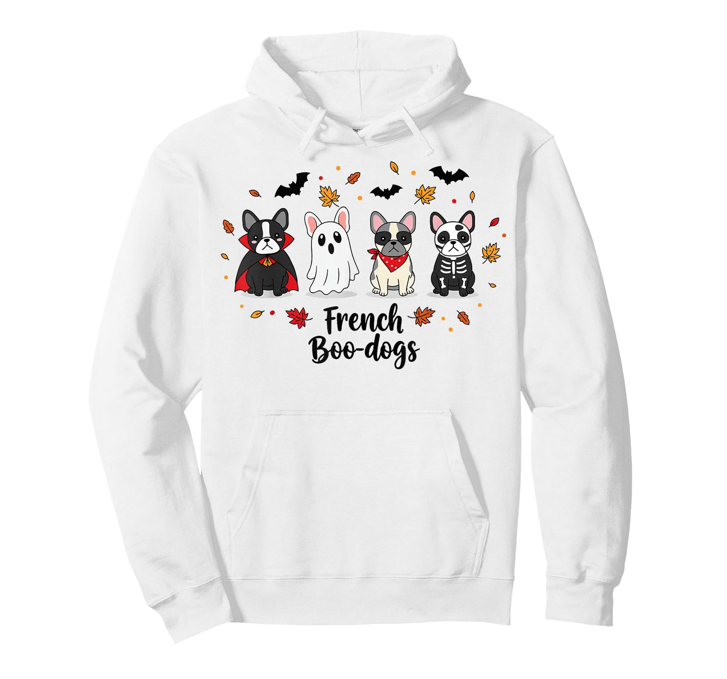 French Boo-Dog Halloween Ghost French Bulldog Fall Autumn T-Shirt
