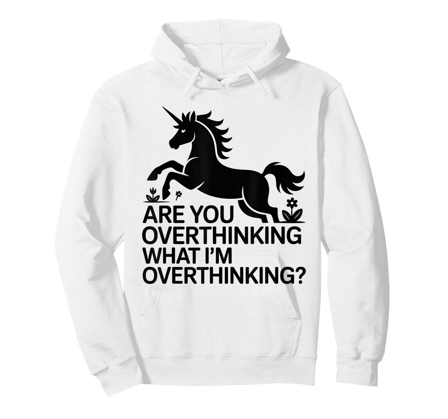 Horse are You Overthinking What I'm Overthinking Unicorn T-Shirt