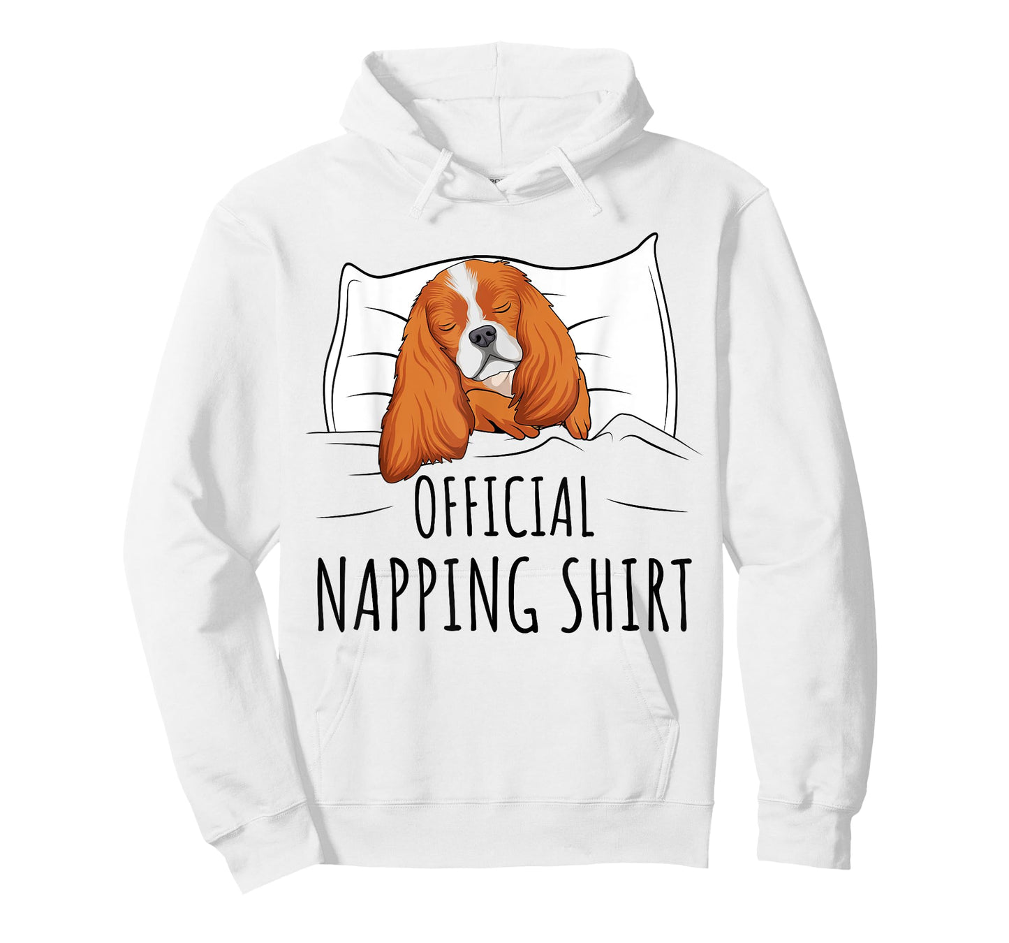 Sleeping Cavalier King Charles Spaniel Dog Official Napping T-Shirt