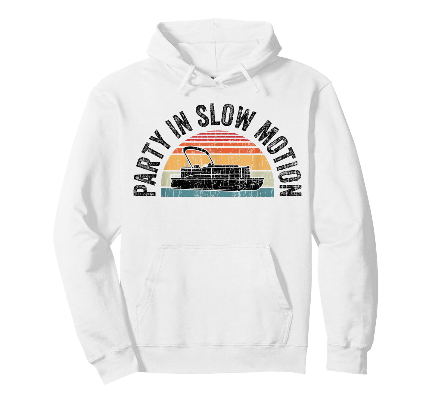 Best Pontoon Captain Apparel Gifts Boat Party In Slow Motion T-Shirt