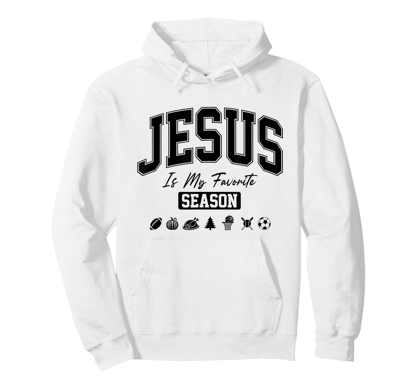 Jesus is My Favorite Season Christian Quote T-Shirt