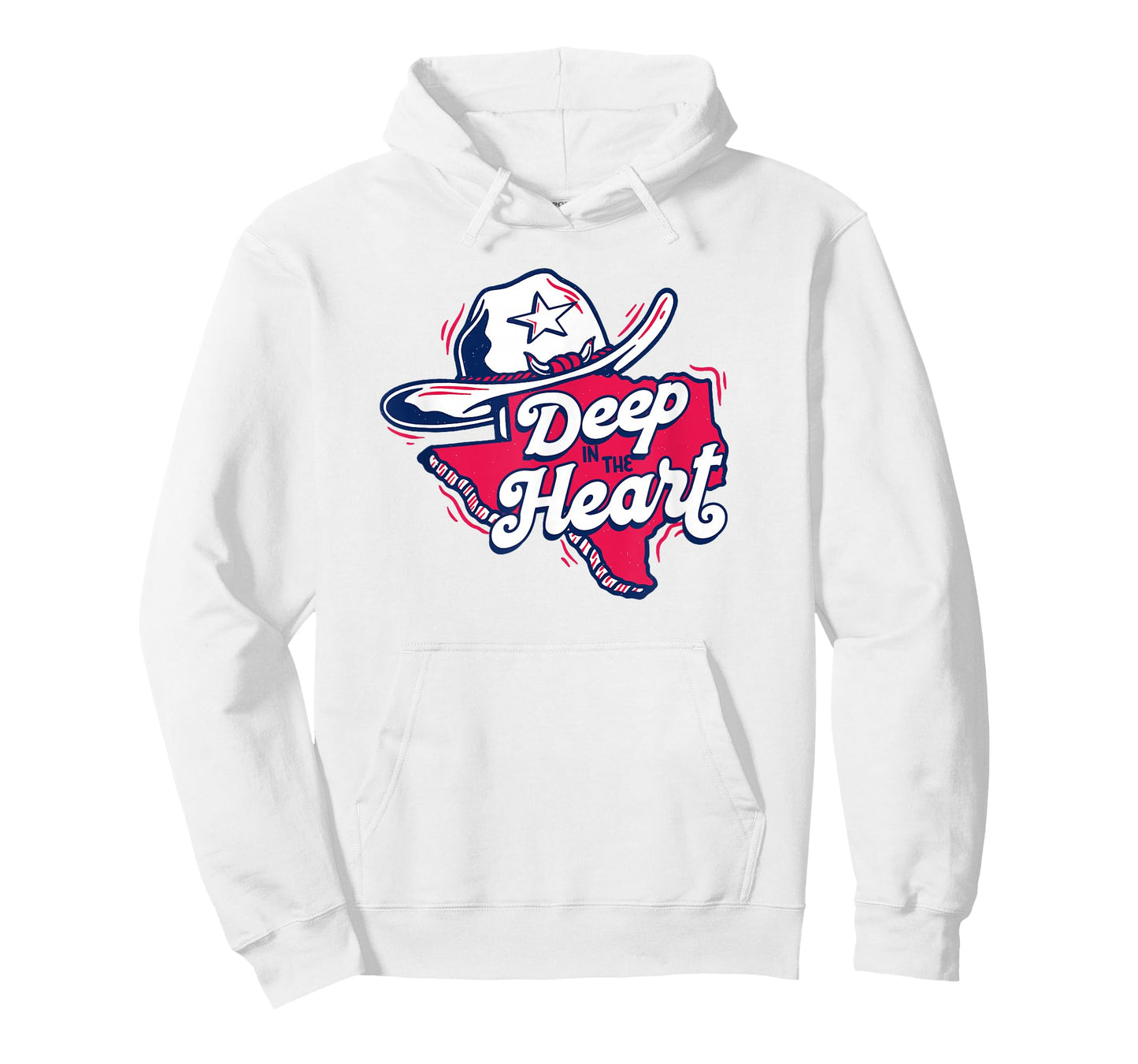 Deep in the Heart Vintage Texas Cartoon Proud Texan T-Shirt